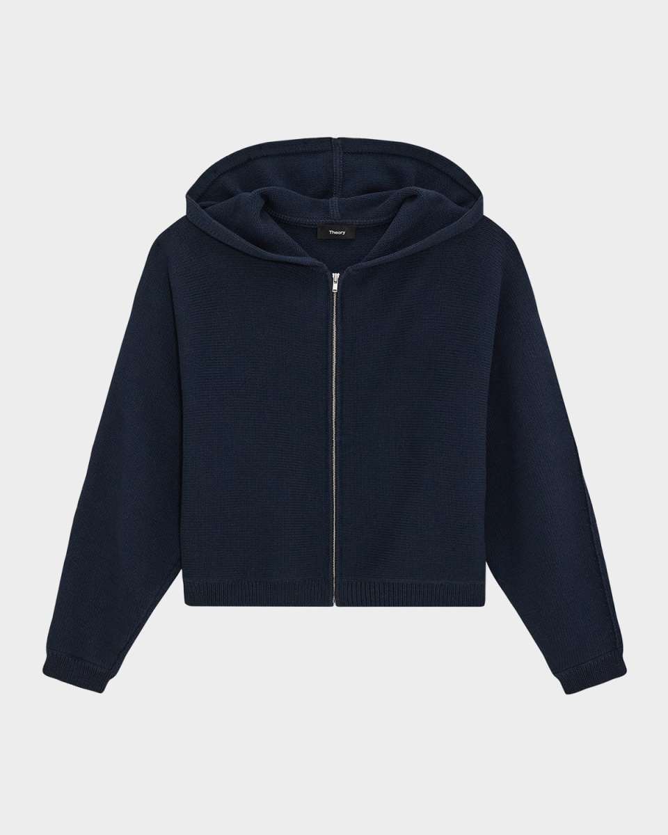 Cotton Zip-Up Hoo